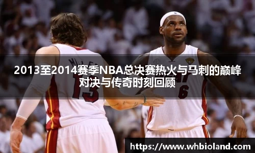 2013至2014赛季NBA总决赛热火与马刺的巅峰对决与传奇时刻回顾