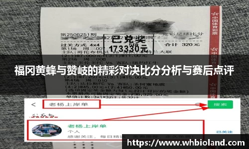 福冈黄蜂与赞岐的精彩对决比分分析与赛后点评